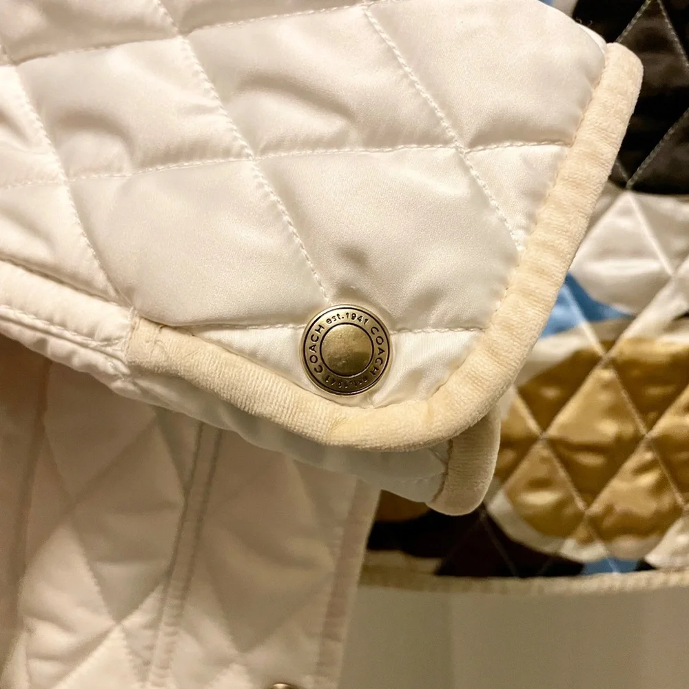 Coach | Vintage Signature Quilted Bomber Jacket, Sz S ♥ Perfect!